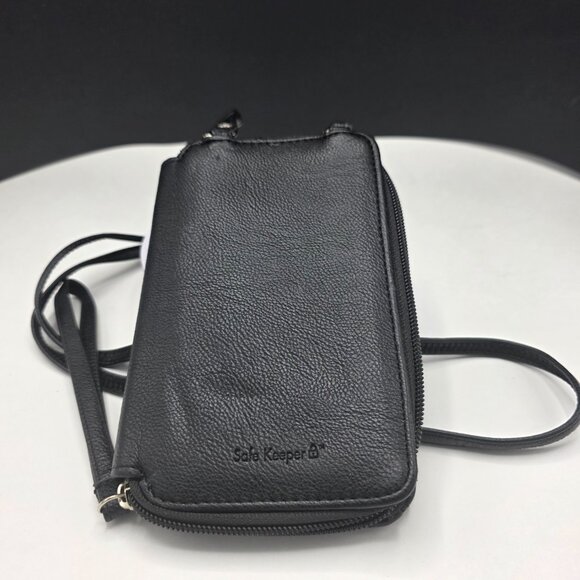 Jessica McClintock Quilted Crossbody Wristlet Phone Case 4CC Cash ID Slots Coin - Picture 4 of 4